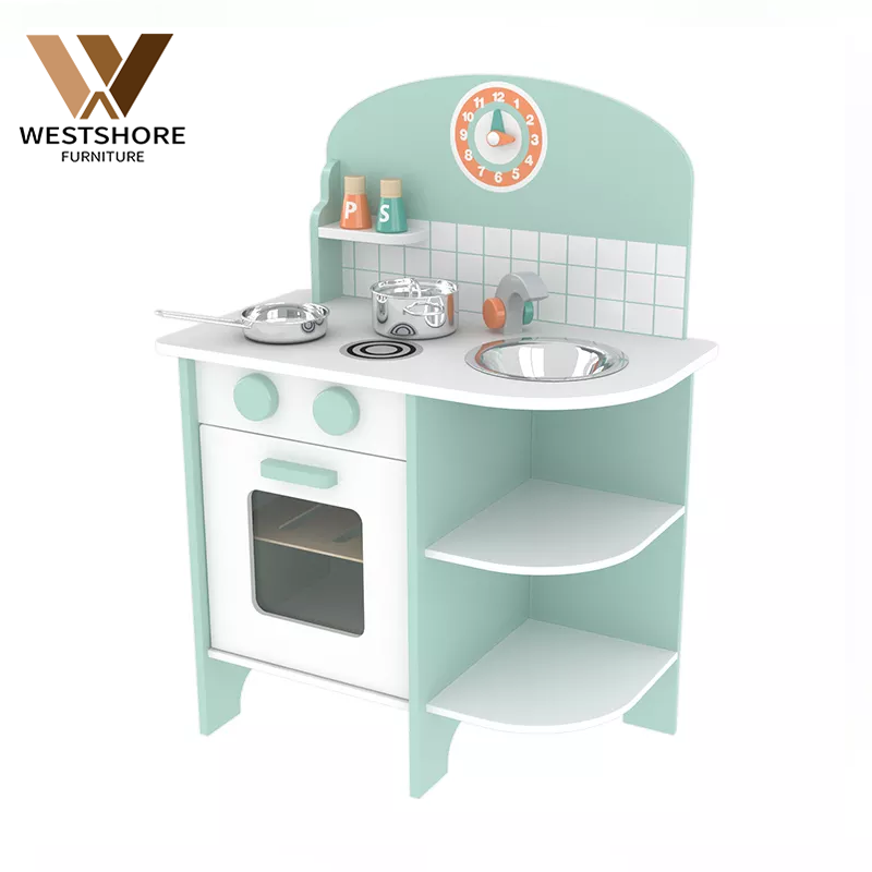 Kitchen Toys Role Play Set Girls Kids Wooden Kids Kitchen Table Furniture Set Toy Child Girl Food Montessori Material 